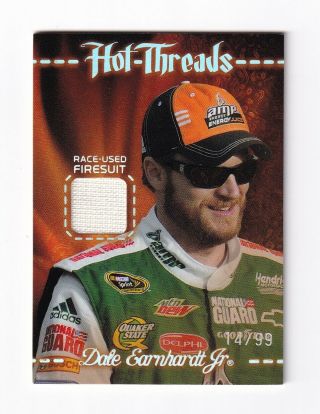 2010 Premium Hot Threads Firesuit Holofoil Dale Earnhardt Jr (1) Bv$36 14/99