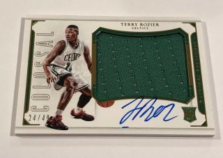 Terry Rozier 2015 - 16 National Treasures Colossal Rc Auto Jersey 24/49