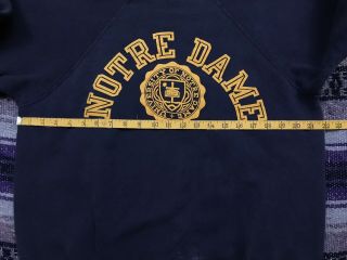 Vtg 60s Champion Sweatshirt Notre Dame S/M Pullover Crewneck University 5