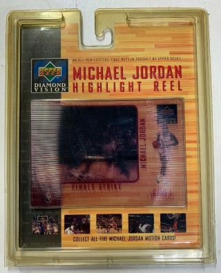 Michael Jordan Highlight Reel 3 Final Strike Upper Deck Diamond Vision