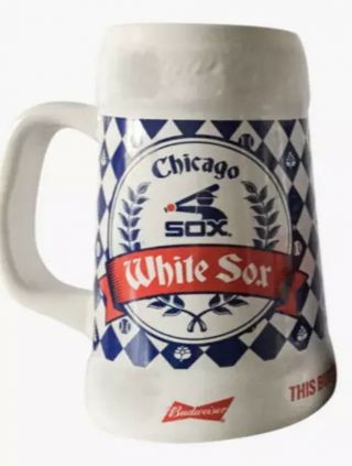 Chicago White Sox Beer Stein Giveaway Glass / Mug / Cup 8/24/19 Sga