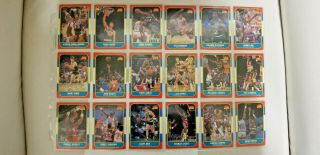1986 - 87 Fleer Basketball Complete Set 1 - 132 W/ Stickers,  Jordan Rps,  Bonus