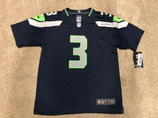 Nike Russell Wilson Seattle Seahawks Nfl Jersey Nwt Youth Large 14/16