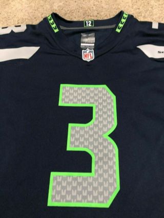 Nike Russell Wilson Seattle Seahawks NFL Jersey NWT Youth Large 14/16 2