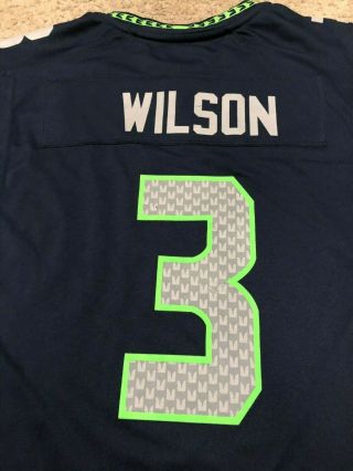 Nike Russell Wilson Seattle Seahawks NFL Jersey NWT Youth Large 14/16 5