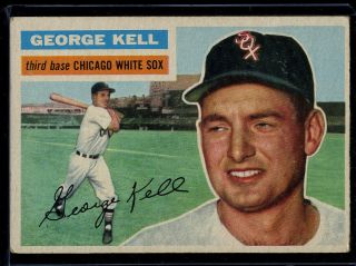 1956 Topps George Kell White Sox 195 Vgex/ex