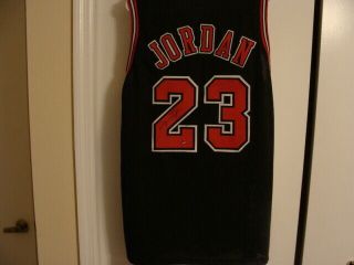 Michael Jordan Autographed Jersey Chicago Bulls 23 W/coa
