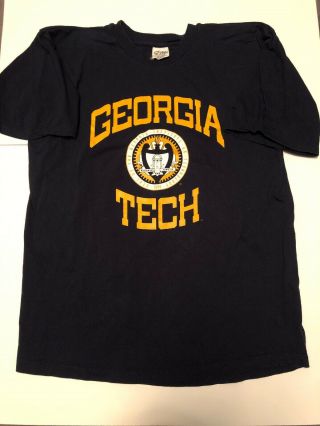 Vintage Georgia Tech Yellow Jackets Shirt The Cotton Exchange Brand Size Xl