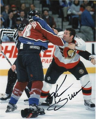 Ottawa Senators Kevin Dineen Signed Autographed 8x10 Nhl Photo A