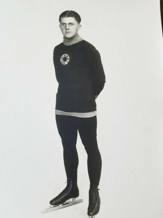 1924 Olympic Speed Skater Harry Kaskey Photographs With Trophies 5