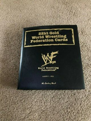 22kt Gold World Wrestling Federation Cards Danbury