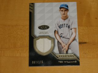 2018 Topps Tier One Legends Game Bat Tw Ted Williams 067/175