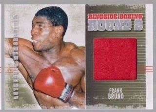Frank Bruno 2011 Ringside Boxing Round 2 Trunks Silver Version /78 Am - 30 Z567