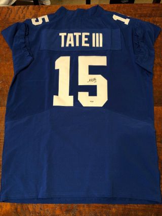 Golden Tate Signed York Giants Jersey Psa Dna Notre Dame Autographed