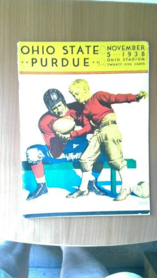 Purdue Vs Ohio Statefootball Program,  At Ohio Stadium On 11/5/1938