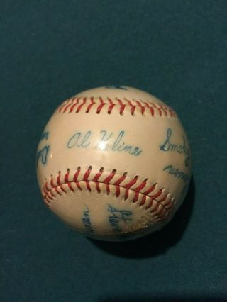Gillette Official League World Series Baseballs (2) autographed - AL and NL 2