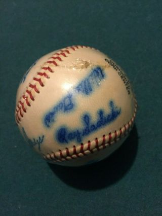 Gillette Official League World Series Baseballs (2) autographed - AL and NL 7