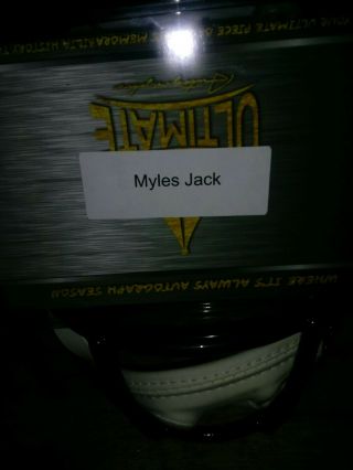 Myles Jack Autographed Helmet 7