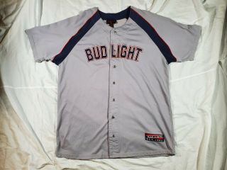 Budweiser Bud Light 41 Jansport Baseball Jersey Stitched Size Xl