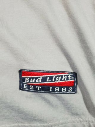 Budweiser Bud Light 41 JanSport Baseball Jersey Stitched Size XL 5