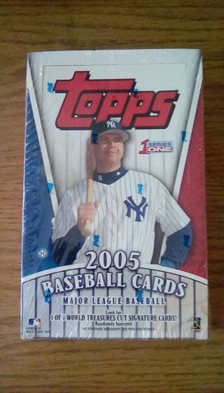 2005 Topps Baseball Hobby Box - Series 1 - Factory