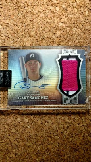 Gary Sanchez Patch Auto Card