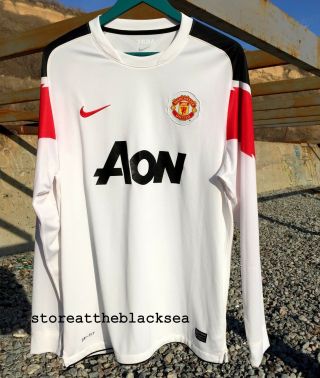 Manchester United 2010 2011 Away Football Soccer Shirt Jersey Trikot Nike L