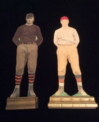 Vintage 3 - D Baseball Players 1935 Set Of 2