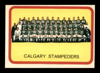 1963 Topps Cfl 20 Calgary Stampeders Exmt X1715303