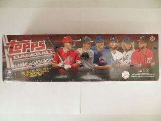 2017 Topps Baseball Factory Hobby Set W/bonus 5 Foilboard Cards