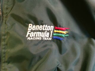 formula 1 jacket - BENETTON FORMULA 1 JACKET (XL) 8/11 4