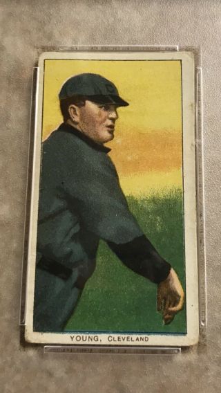 T206 Cy Young Cle.  Bare Hand Shows Psa 3 Piedmont 3