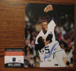 Vintage Doc Gooden Auto Signed 8 X 10 Photo York Yankees With
