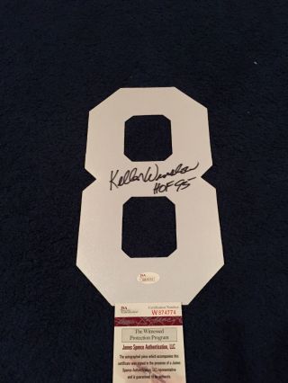 Kellen Winslow Autographed Chargers Football Jersey Number " 8 " Jsa
