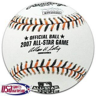 Vladimir Guerrero Angels Signed Autographed 2007 All Star Game Baseball JSA Auth 2