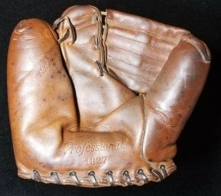 1947 Patent BALL HAWK J.  C HIGGINS Professional 1627 Baseball Glove Mitt VTG EXMT 2