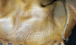 1947 Patent BALL HAWK J.  C HIGGINS Professional 1627 Baseball Glove Mitt VTG EXMT 3
