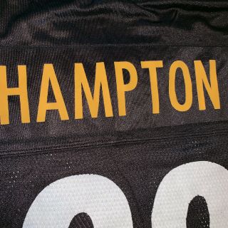 Throwback Pittsburgh STEELERS 98 CASEY HAMPTON REEBOK MENS 3XL XXL Jersey 6