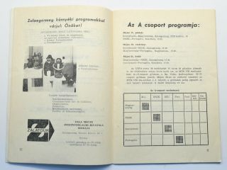 1985 Hungary UEFA Under 16 Football Programme 3
