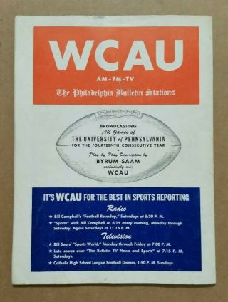 University of Pennsylvania vs Army,  Football Program,  Nov.  12,  1949 3