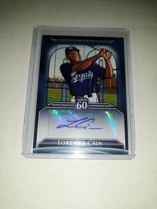 Lorenzo Cain Rookie Autographed Card T60a - Lc 1 Topps