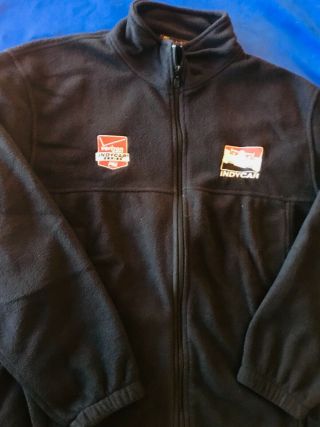 Indianapolis Indy 500 Indycar Series Officials Full Zip Fleece Jacket Size Xl