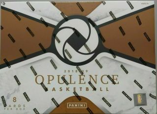 2018 - 19 Panini Opulence Basketball Hobby Box