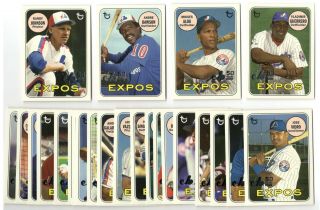 2019 Topps Archives Montreal Expos 50 Years Complete Insert Set (25) Rare Tough