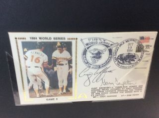 Gary Templeton And Craig Lefferts Signed 84 World Series Gm 2 First Day Cover