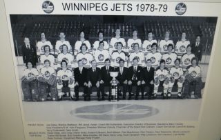 1978 - 79 Winnipeg Jets WHA photos 8x10 Hull Sjoberg Ruskowski Lukowich Clackson. 5