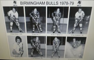 1978 - 79 Birmingham Bulls WHA photos 8x10 Goulet Vaive Riggin Hartsburg Gingras. 3
