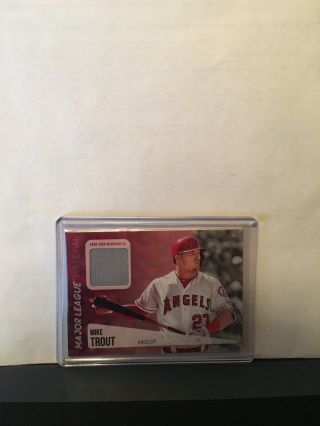 2019 Topps Baseball Mike Trout Major League Material Game Worn