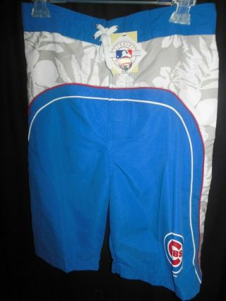 Chicago Cubs Mlb Apparel Boys Swim Suit