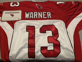 Kurt Warner Signed Arizona Cardinals Team Issued Autographed Jersey